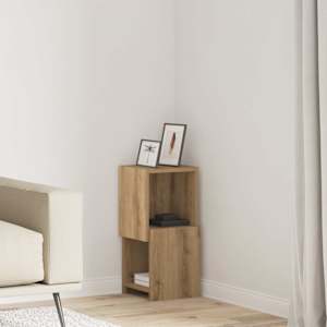 Rohová skříňka 25,5x25x55cm kompozitní dřevo Artisanový dub - obrázek 1