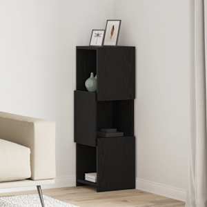 Kotna omarica Črna Orehovina 30,5x30x95cm Konstruiran les