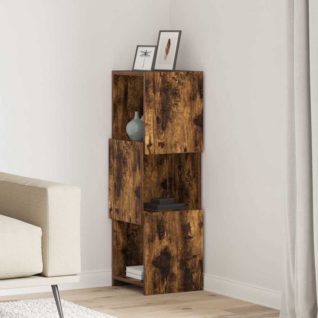 Nurgakapp Valge 30,5x30x95cm Tehispuit