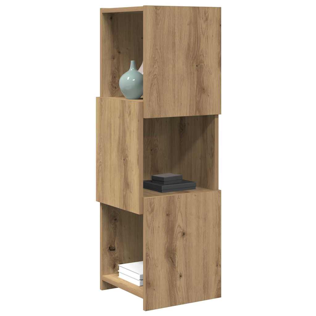 vidaXL Hoekkast Wit 30,5x30x95cm Bewerkt hout