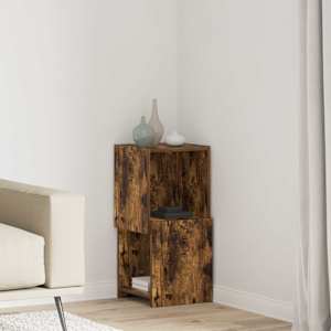 Kotna omarica Dimljeni oreh 30,5x30x65cm Konstruiran les