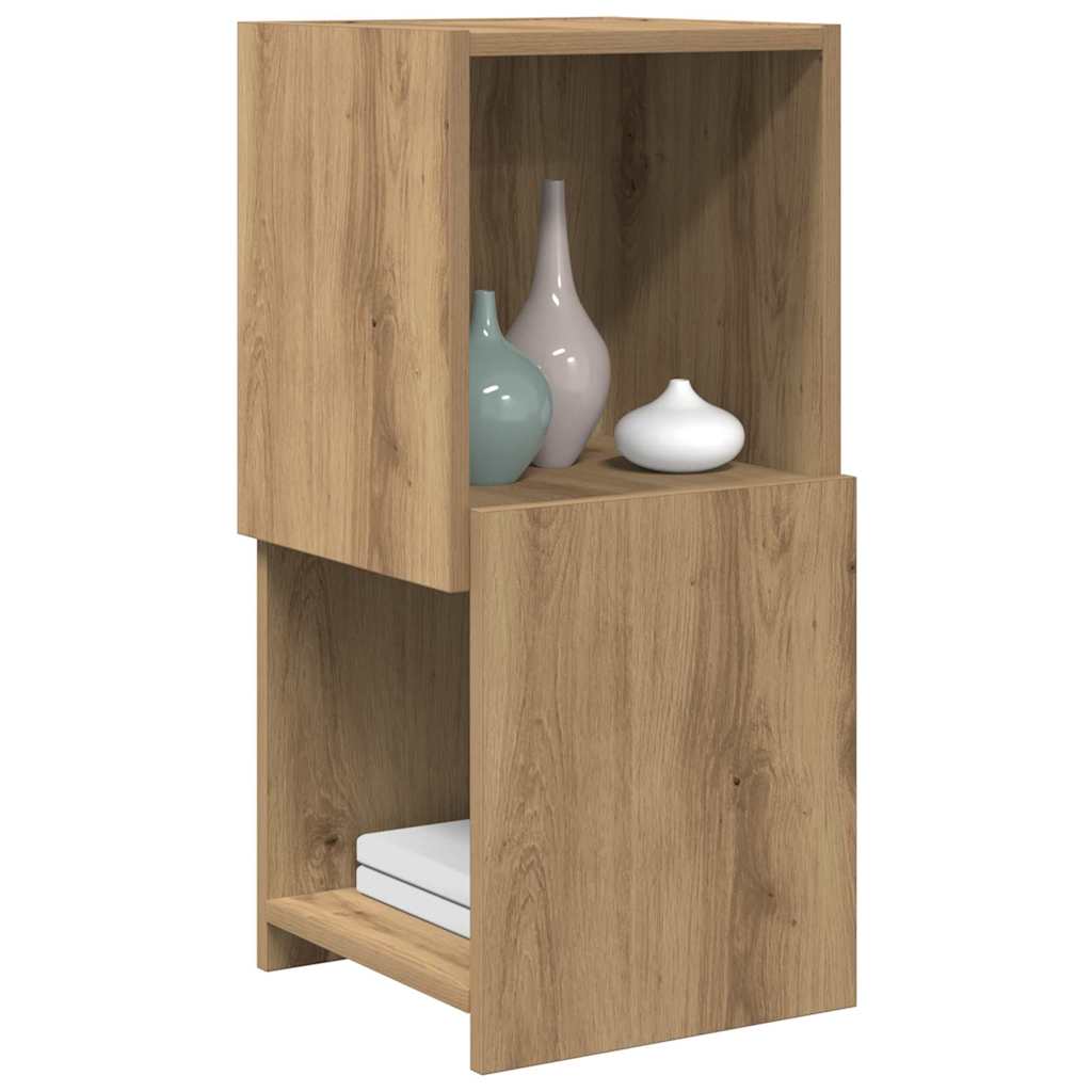 vidaXL Hoekkast Wit 30,5x30x65cm Bewerkt hout