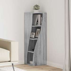 Kotna omarica Siva Sonoma 32x32x102cm Konstruiran les