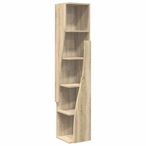 vidaXL Nurgakapp 27,5x27x140cm Tehispuit Sonoma tamm