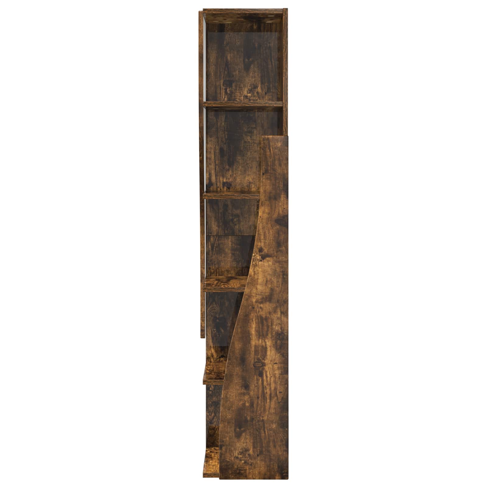 Kotna omarica 27,5x27x140cm Inženirski les Dimljeni oreh - slika 6