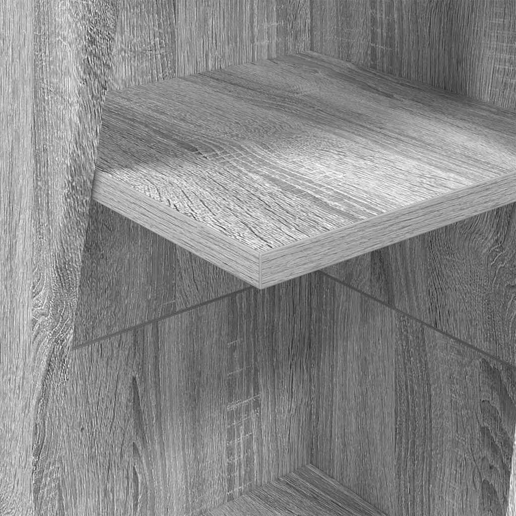 Nurgakapp Valge 27,5x27x140cm Tehispuit 8 Kõik vajalik sinu aeda ja koju! Nurgakapp Valge 27,5x27x140cm Tehispuit - Image 8