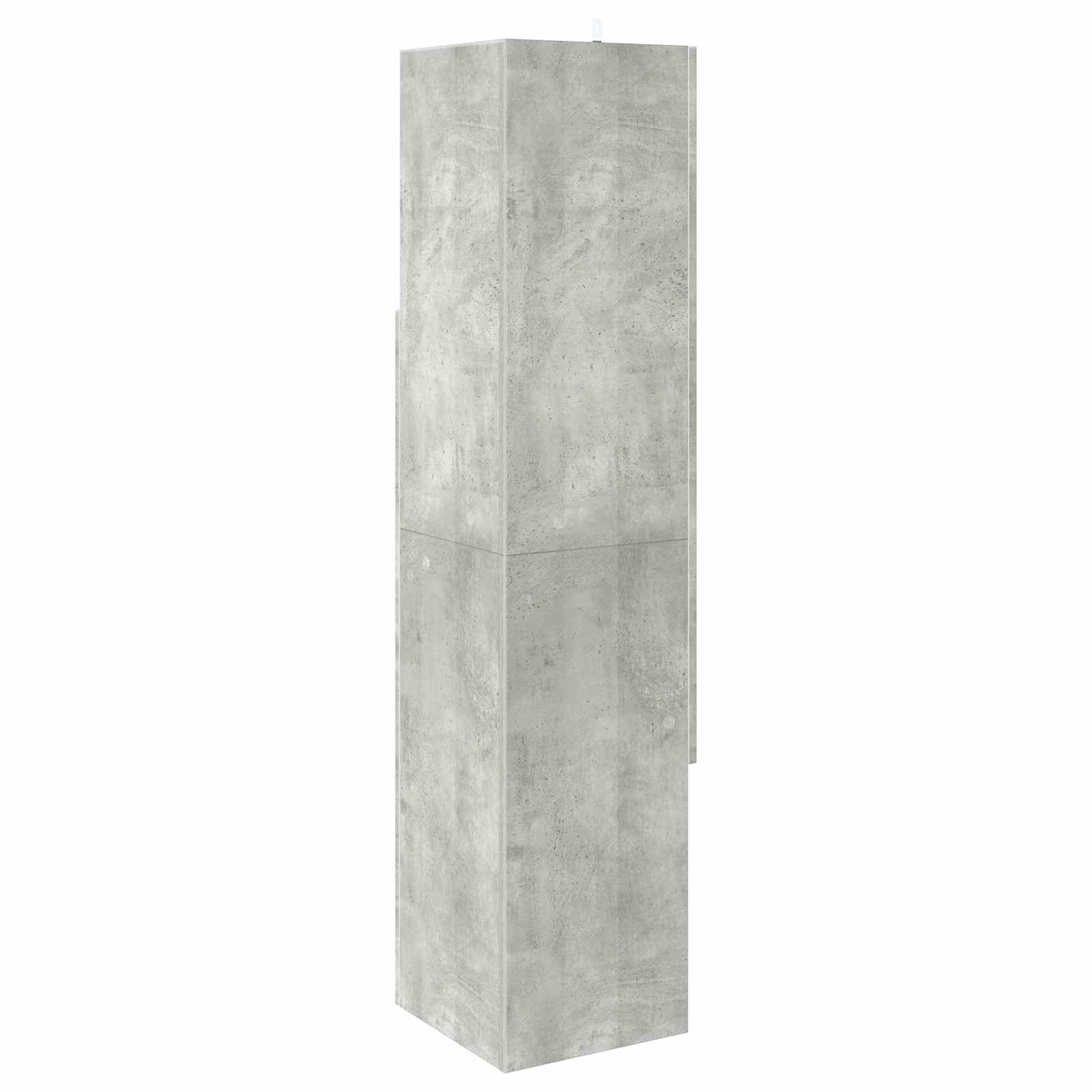 Kotna omarica 32x32x140cm Inženirski les Betonsko siva - slika 7
