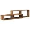 vidaXL SeinakinnitusegaTValus 120x25x28,5cm Tehispuit