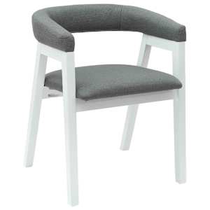 Jídelní židle 2 pcs Bílá 54 x 57 x 73 cm Masivní gumové dřevo - obrázek 4