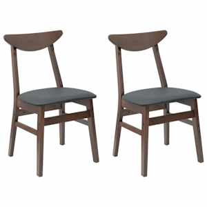Jídelní židle 2 pcs Světle hnědá 42 x 47.5 x 81 cm - obrázek 2