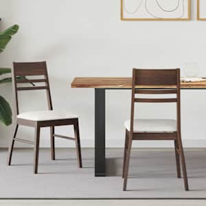 Jedilni stoli 2 pcs Svetlo rjava 43 x 54 x 89 cm