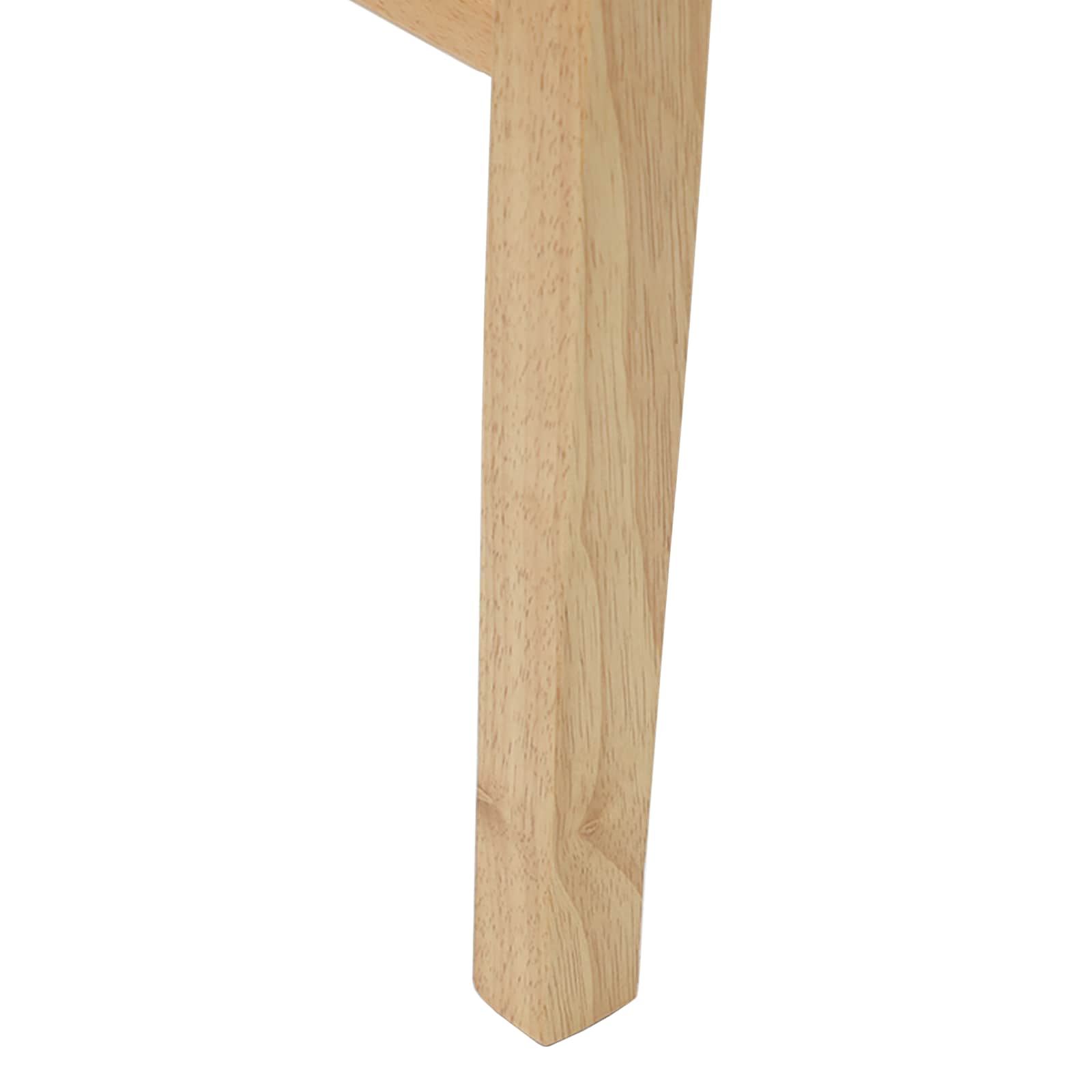 Ēdamkrēsli 2 pcs Dabiska 43 x 54 x 89 cm Ciets gumijas koks