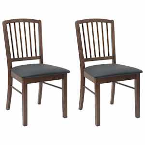 Jídelní židle 2 pcs Světle hnědá 50 x 52,5 x 91 cm - obrázek 2