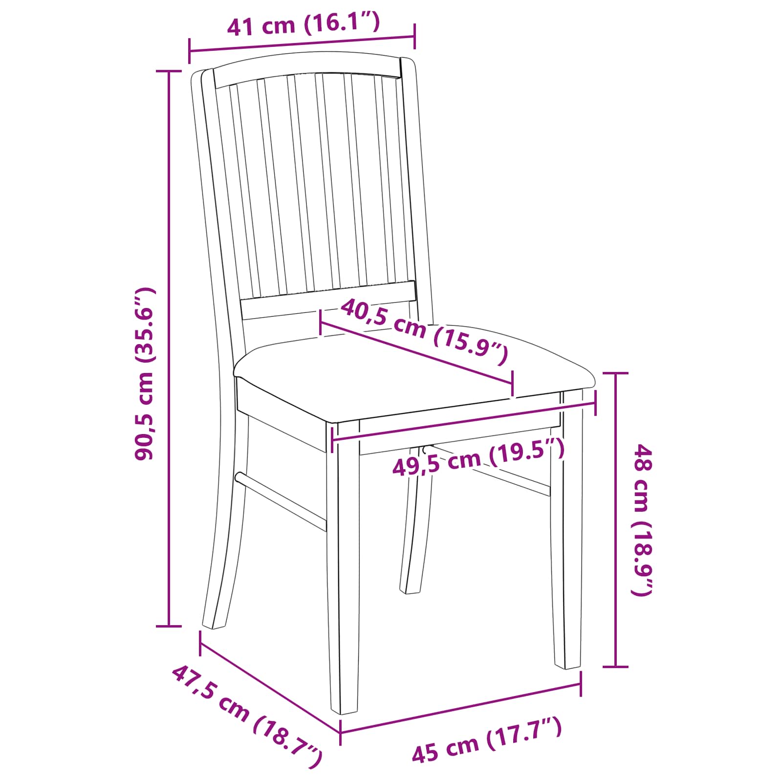 Ēdamkrēsli 2 pcs Gaiši brūns 50 x 52,5 x 91 cm