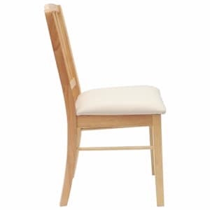 Jídelní židle 2 pcs Přírodní 50 x 52,5 x 91 cm - obrázek 6