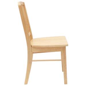 Jídelní židle 2 pcs Přírodní 50 x 52,5 x 91 cm - obrázek 6