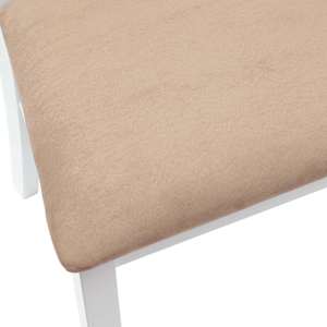Jídelní židle 2 pcs Bílá 50 x 52,5 x 91 cm Masivní gumové dřevo - obrázek 9