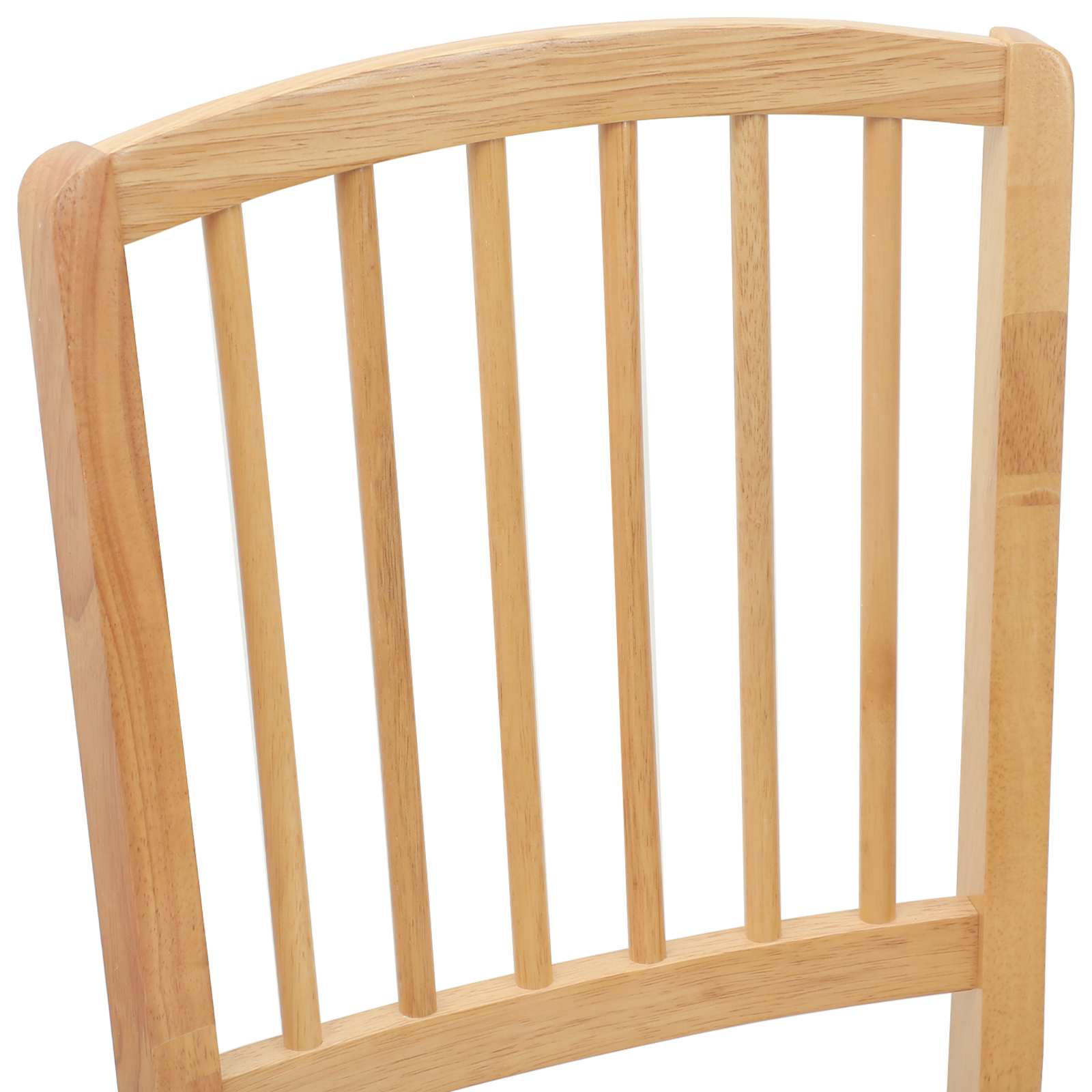 Ēdamkrēsli 2 pcs Dabiska 50 x 52,5 x 91 cm Ciets gumijas koks