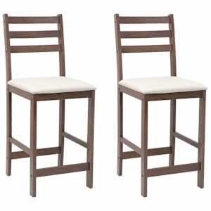 Jídelní židle 2 pcs Světle hnědá 40 x 47,5 x 99,5 cm - obrázek 2