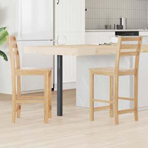 Jídelní židle 2 pcs Přírodní 40 x 47,5 x 99,5 cm - obrázek 1