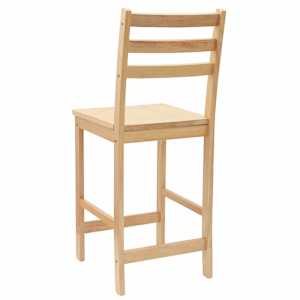 Jídelní židle 2 pcs Přírodní 40 x 47,5 x 99,5 cm - obrázek 7