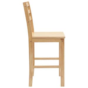 Jídelní židle 2 pcs Přírodní 40 x 47,5 x 99,5 cm - obrázek 6