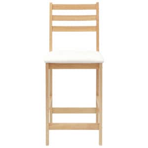 Jídelní židle 2 pcs Přírodní 40 x 47,5 x 99,5 cm - obrázek 5