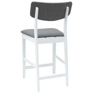 Jídelní židle 2 pcs Bílá 48 x 49 x 95 cm Masivní gumové dřevo - obrázek 7