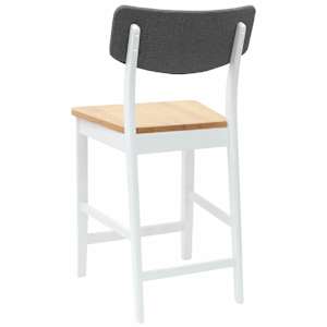 Jídelní židle 2 pcs Bílá 48 x 49 x 95 cm Masivní gumové dřevo - obrázek 7