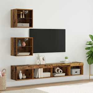 TV stenske enote z LED z LED 5 pcs Star les Konstruiran les