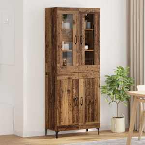 Visok predalnik Star les 69,5 x 34 x 180 cm Konstruiran les