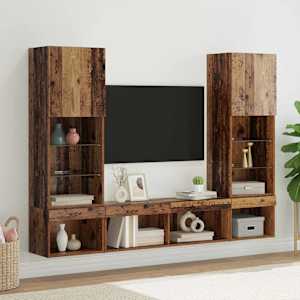 TV stenske enote z LED z LED 5 pcs Star les Konstruiran les