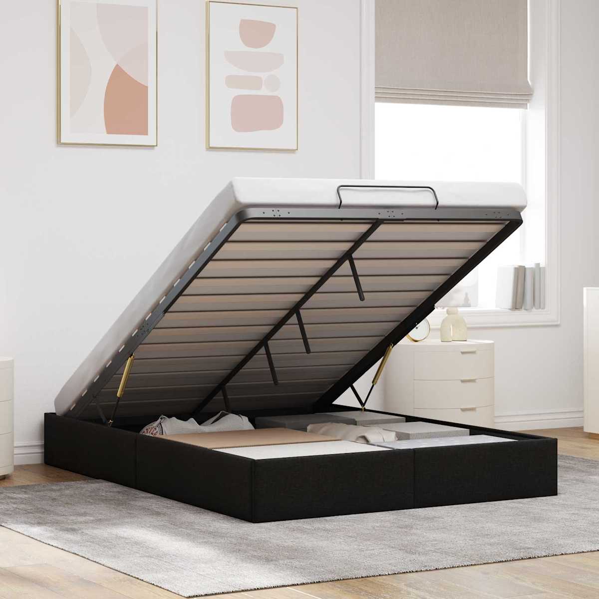 Ottoman Sengestel 153 x 203 cm Stof
