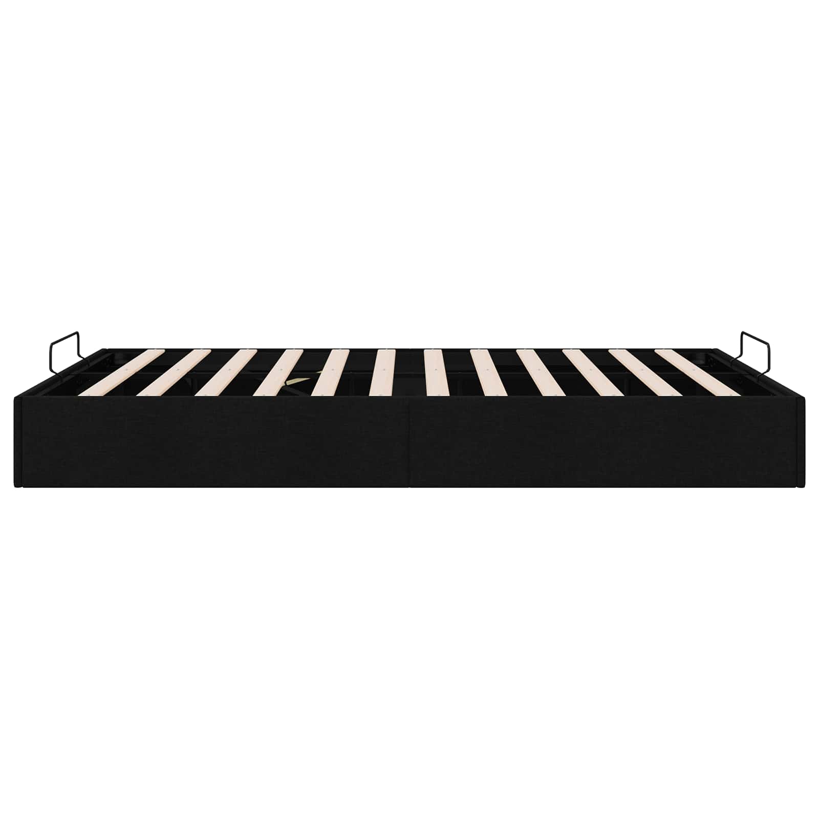 vidaXL Ottoman Bettgestell Schwarz 152 x 203 cm Stoff – Bild 8