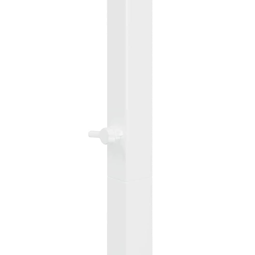 Trouwrand Wit 150 x 49,5 x 200 cm Staal image 8