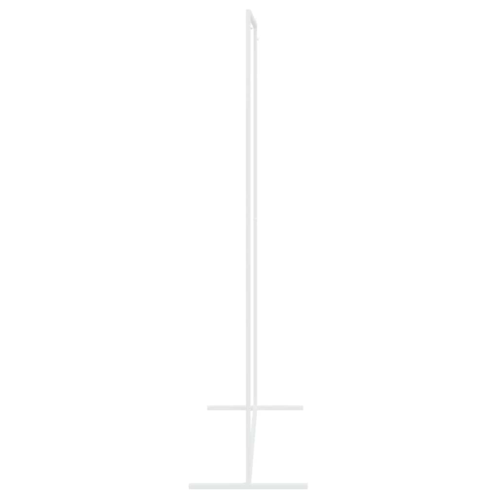 Trouwrand Wit 150 x 49,5 x 200 cm Staal image 6