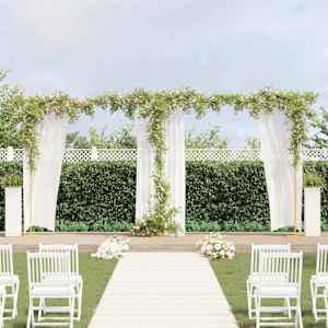 Poroka Arch Zlata 657 x 35 x 300 cm Jeklo