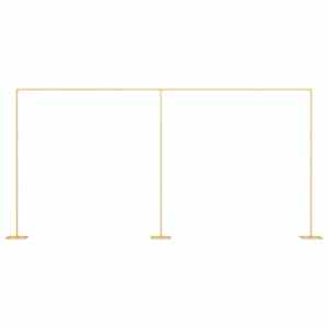 vidaXL Pulma kaar Kuldne 657 x 35 x 300 cm Teras