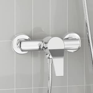 Směšovací kohout na sprchu Chrom G 1 / 2 palce Mosaz - obrázek 1