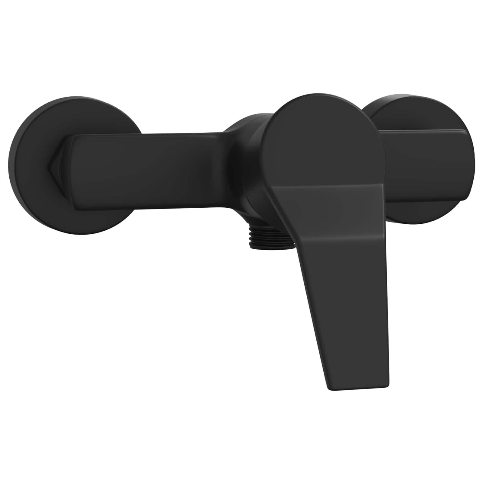 Thumbnail - vidaXL Duschmischer Schwarz G 1 / 2 Zoll Messing