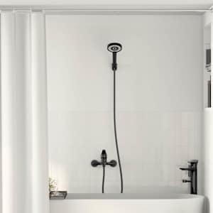 Komplet tuš glav Črna G 1 / 2 palca