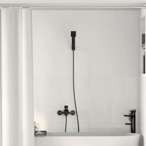 Komplet tuš glav Črna G 1 / 2 palca