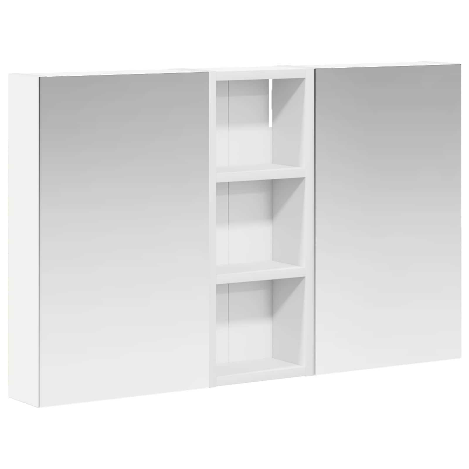 Sada koupelnových skříněk s policí 3 pcs 80 x 10,5 x 50 cm - obrázek 2