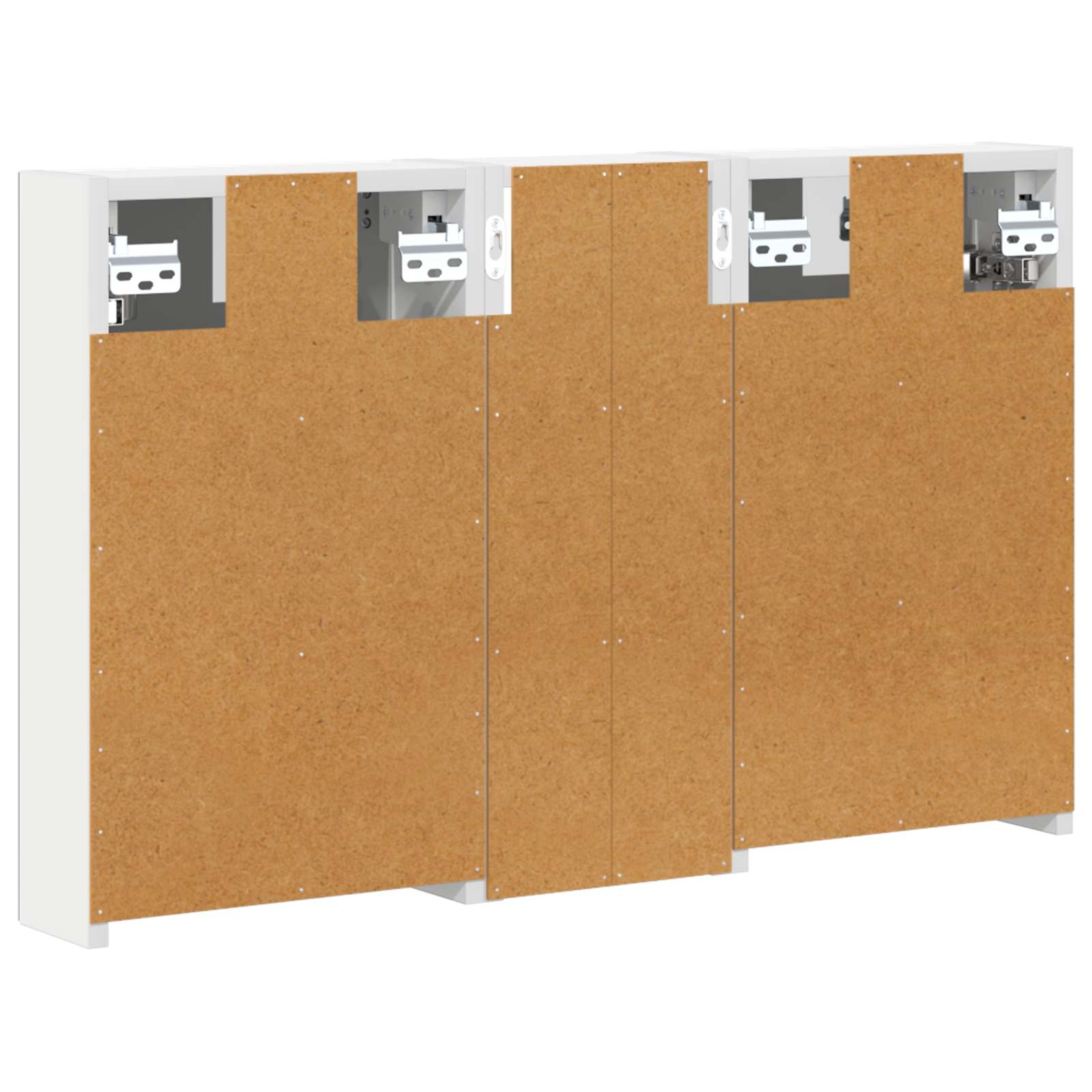 Sada koupelnových skříněk s policí 3 pcs 80 x 10,5 x 50 cm - obrázek 9