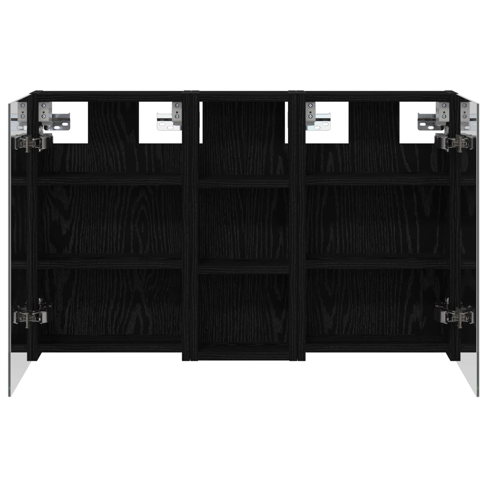 Sada koupelnových skříněk s policí 3 pcs 80 x 10,5 x 50 cm - obrázek 7