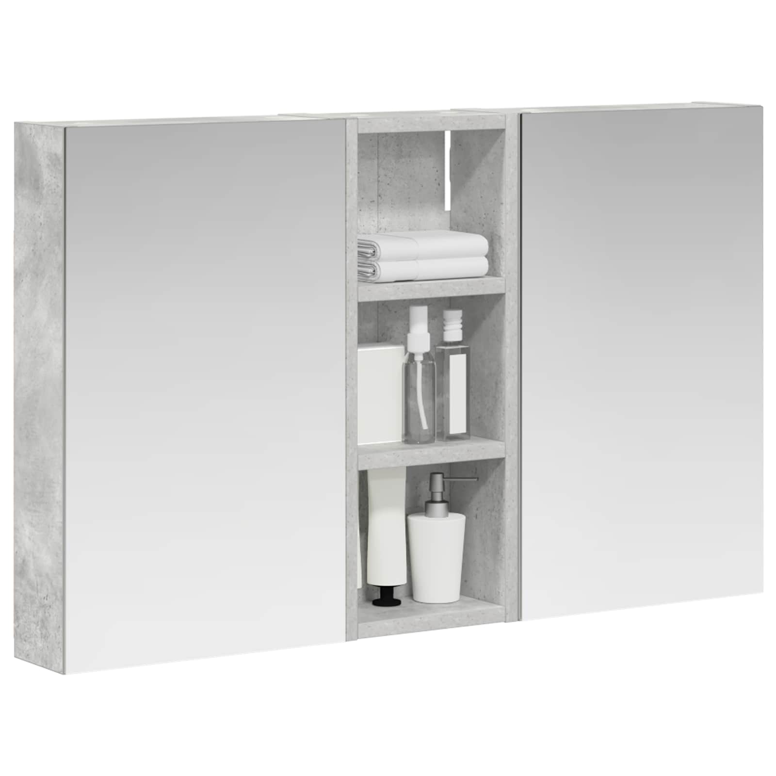 Sada koupelnových skříněk s policí 3 pcs 80 x 10,5 x 50 cm - obrázek 3