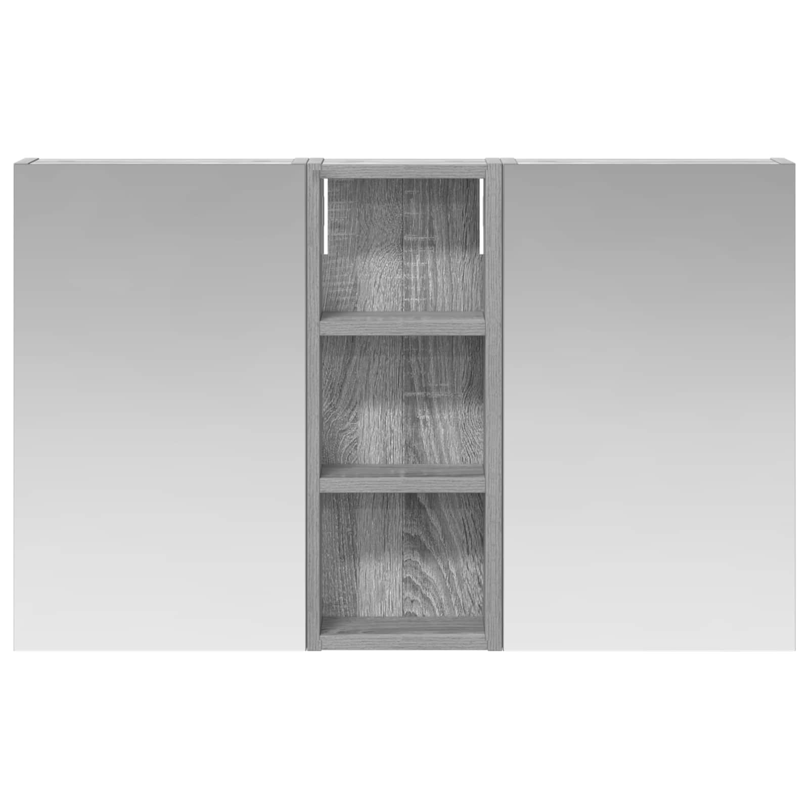 Sada koupelnových skříněk s policí 3 pcs 80 x 10,5 x 50 cm - obrázek 6