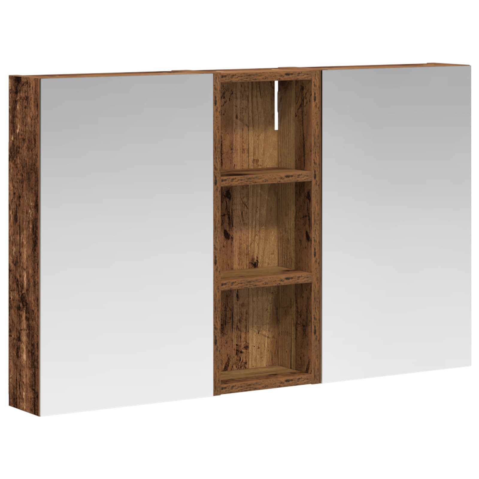 Sada koupelnových skříněk s policí 3 pcs 80 x 10,5 x 50 cm - obrázek 2