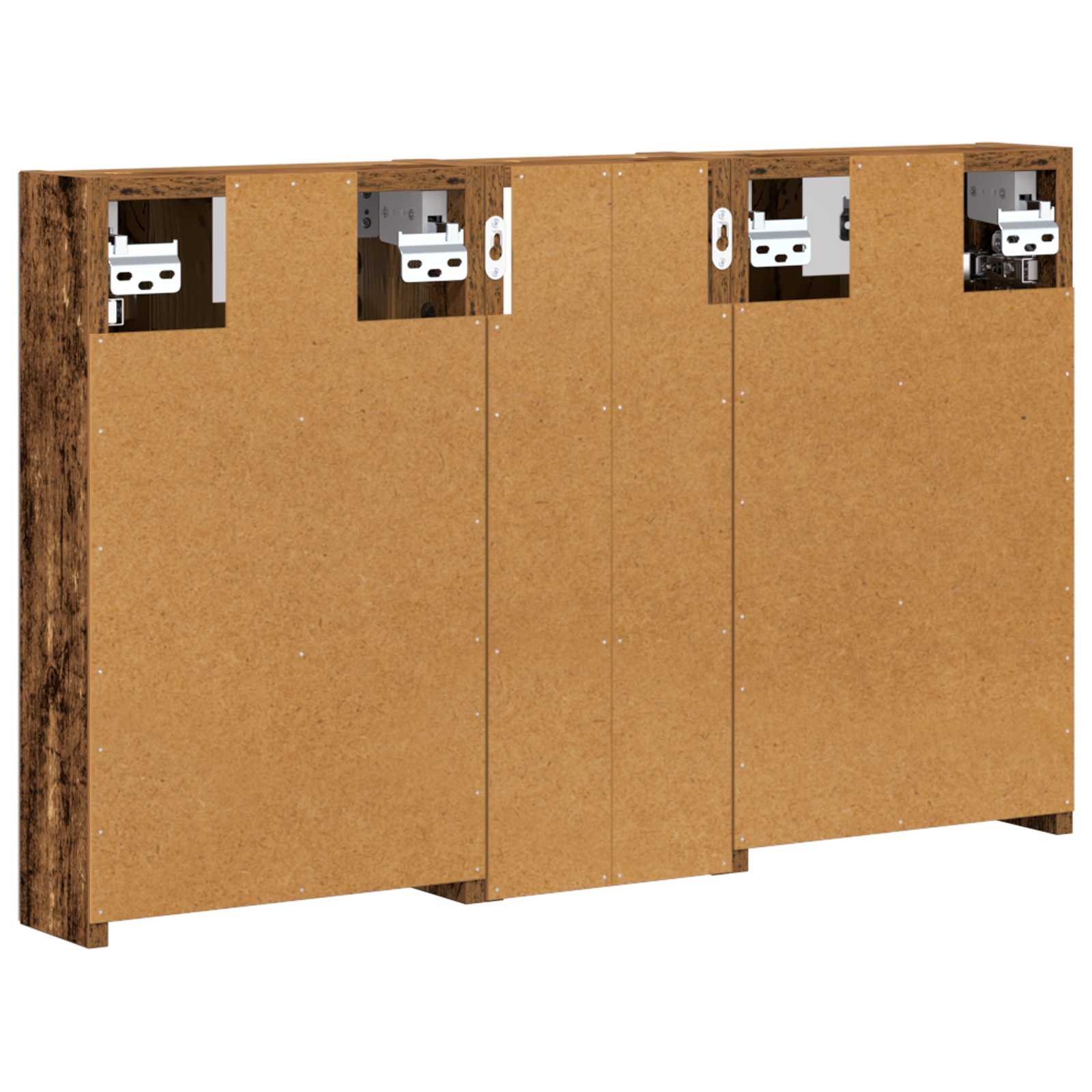 Sada koupelnových skříněk s policí 3 pcs 80 x 10,5 x 50 cm - obrázek 9