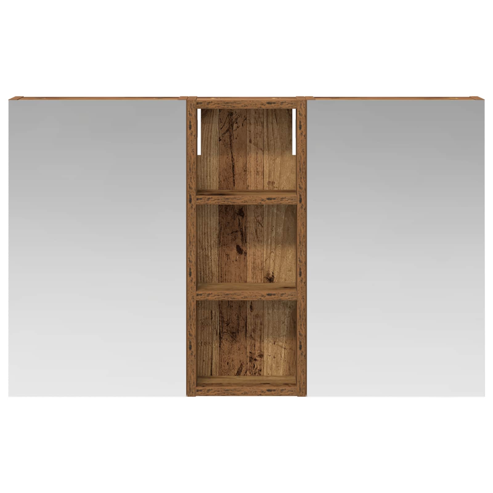 Sada koupelnových skříněk s policí 3 pcs 80 x 10,5 x 50 cm - obrázek 6